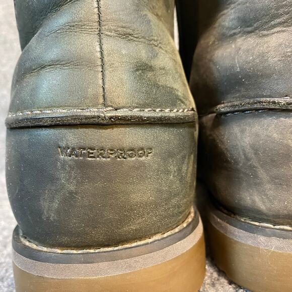Columbia Marquam Chelsea Waterproof Leather Boots Black BM5996-010 Mens 13 main image 7